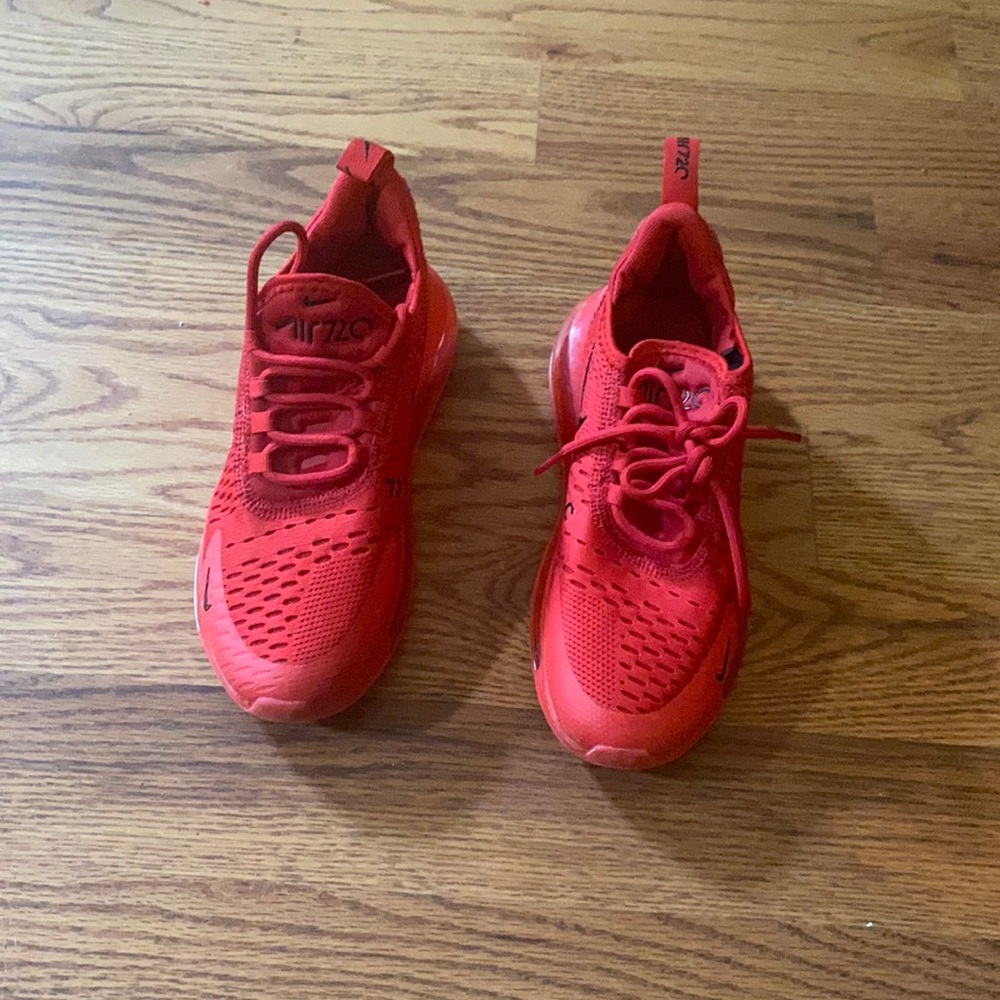 All red nike airmax